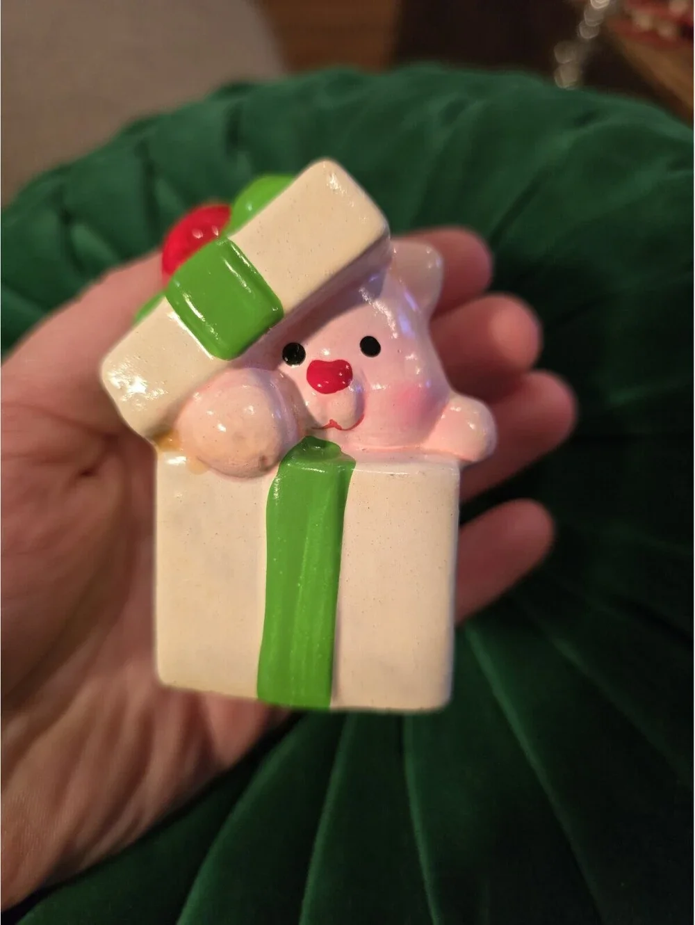 Vintage Strawberry Shortcake Custard Cat American Greetings Christmas Ornament